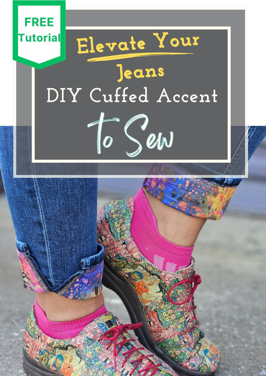 DIY Cuffed Jeans Accent Tutorial