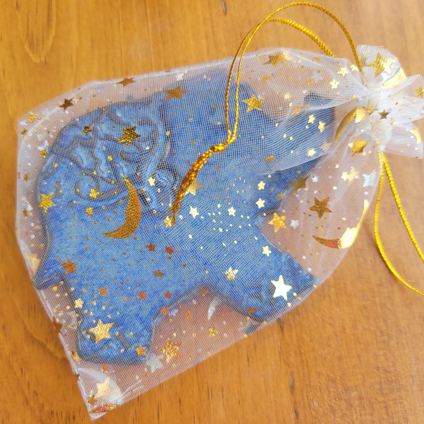 Blue Elephant Spoon Rest – Mini Ceramic Kitchen Holder