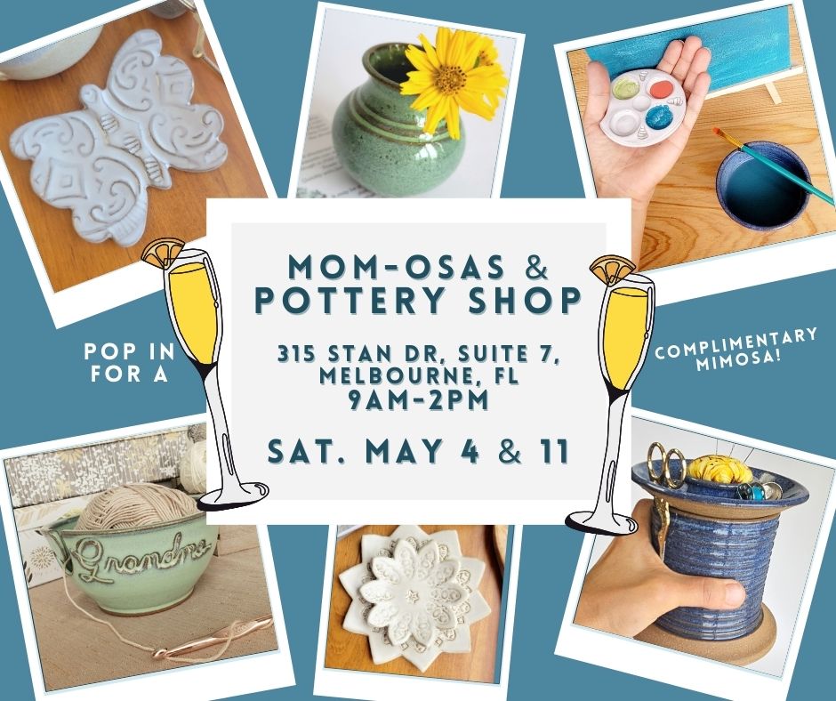  Treat Mom to a special day out at our Mother's Day Mimosa Event in Melbourne, FL! Sip on complimentary mimosas as you shop for unique gifts. Enjoy 20% off select items perfect for Mother's Day. Don't miss this chance to spoil Mom - see you there! 