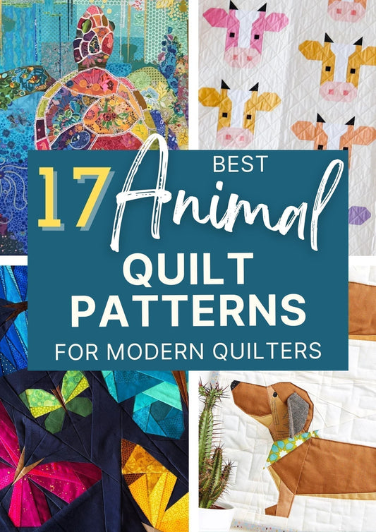 Browse 17 of the best animal quilt patterns—from foxes to elephants—perfect for handmade gifts, baby quilts, wall hangings, and weekend sewing.