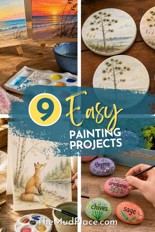 9 Easy Painting Ideas - Projects for Beginners to Keep or Gift