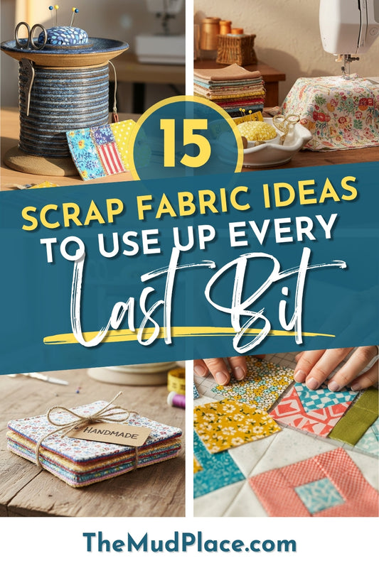 15 Scrap Fabric Ideas to Use Up Every Last Bit