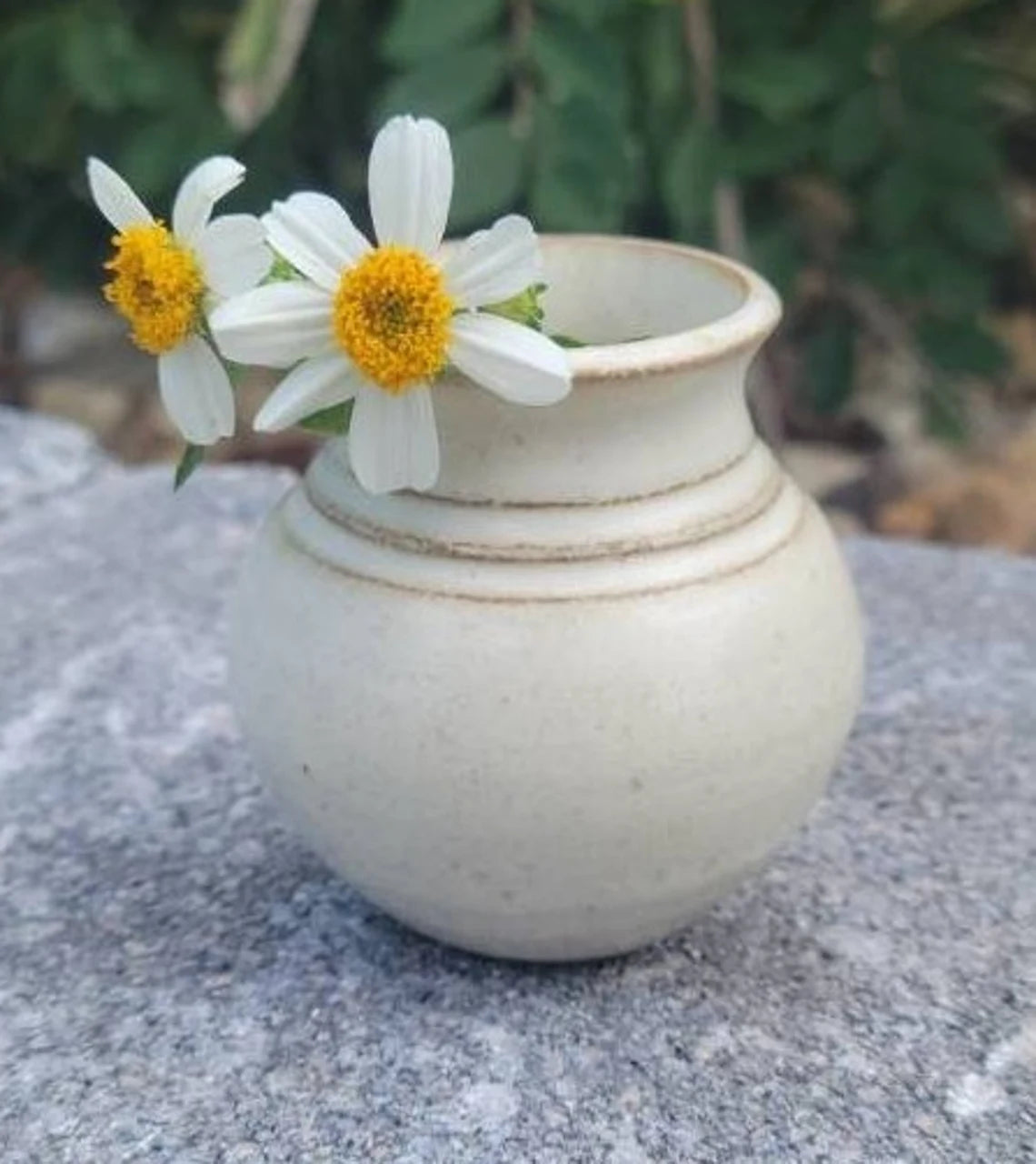 miniature ceramic plant pots Mini Mommy Pot – Tiny Flower Vase for Dandelions